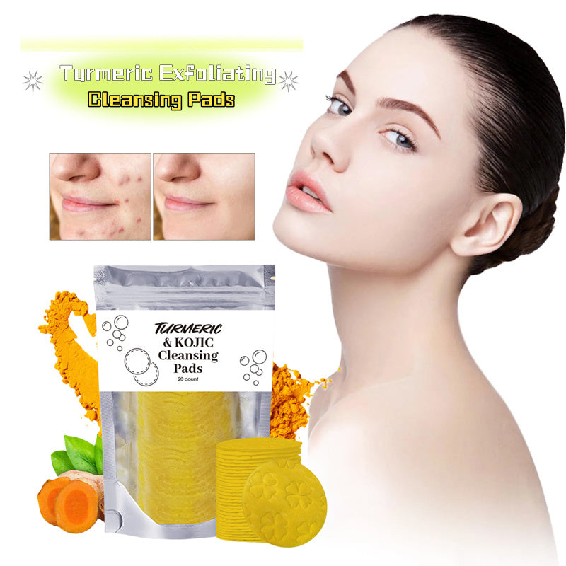 Turmeric Exfoliating Cleansing Pads | Excess Oil Cleansing