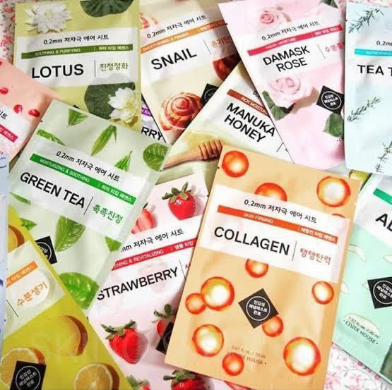 Korean beauty sheet masks (Bundle) Pack of 6