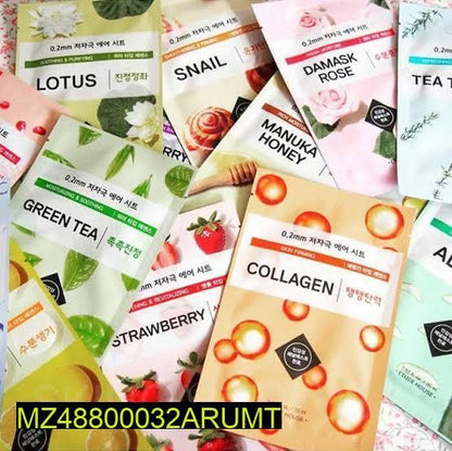 Korean beauty sheet masks (Bundle) Pack of 6